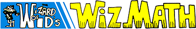 Wizard of Id's Wiz Math logo for Colecovision